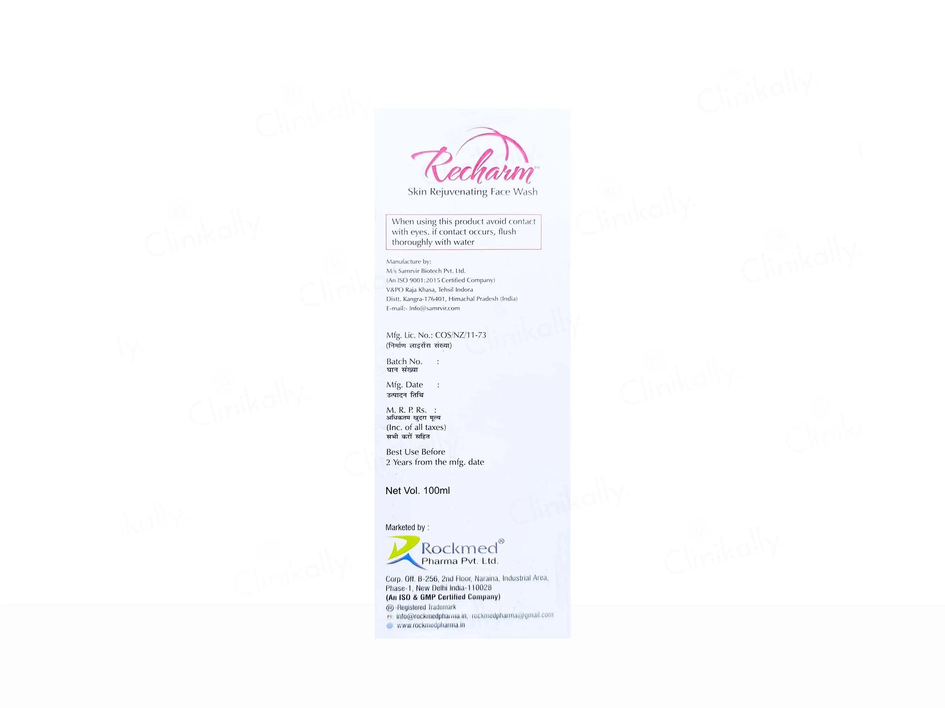 Recharm Skin Rejuvenating Face Wash