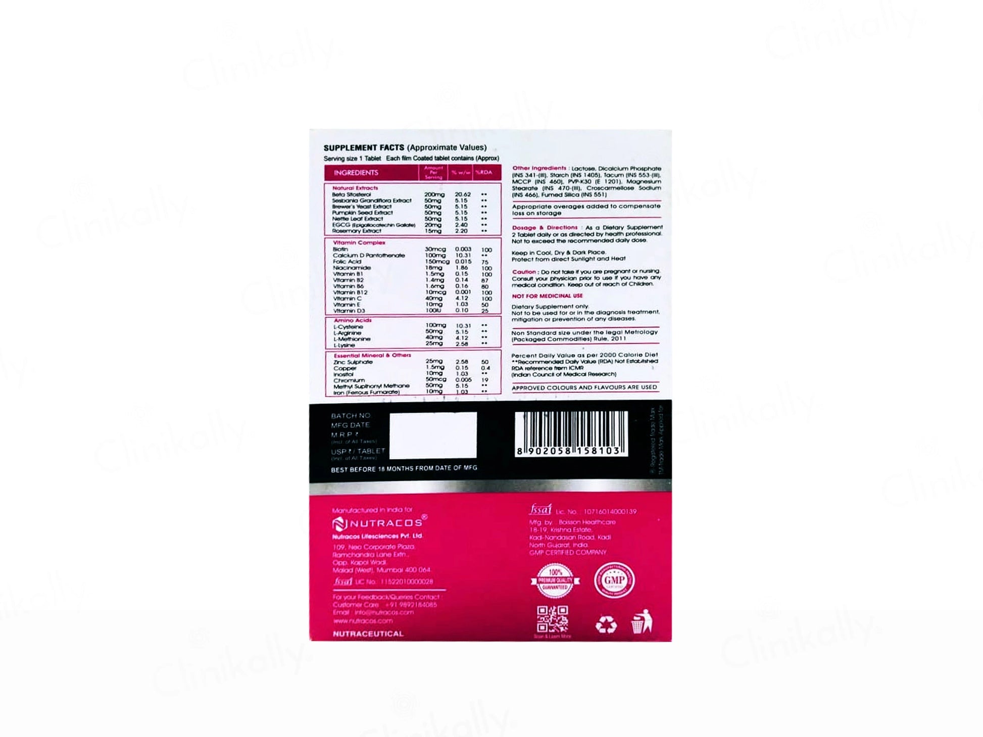 Reehair Hair Growth Tablet