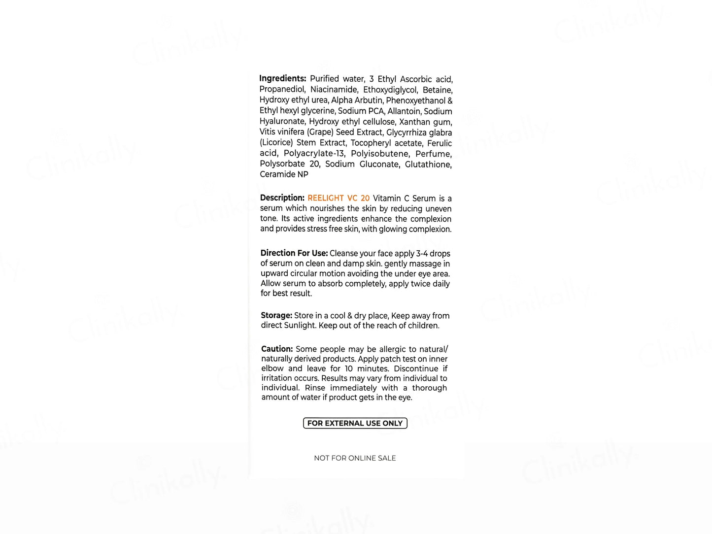 Reelight VC 20 Serum