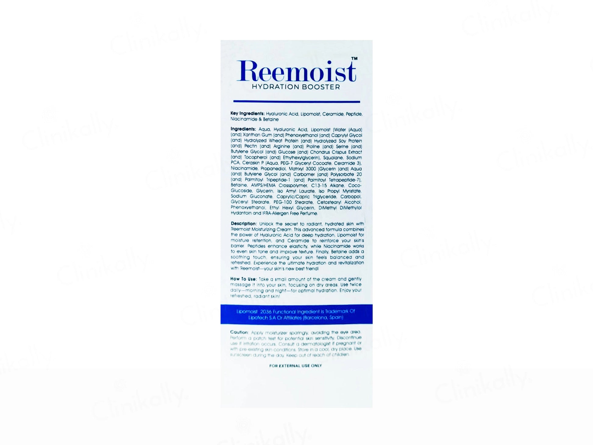 Reemoist Hydration Booster Moisturising Cream
