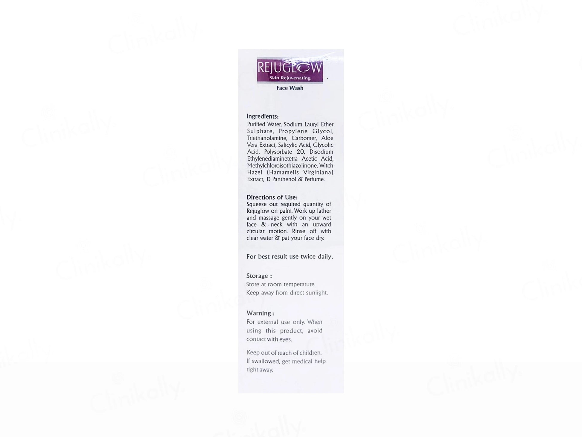 Rejuglow Skin Rejuvenating Face Wash