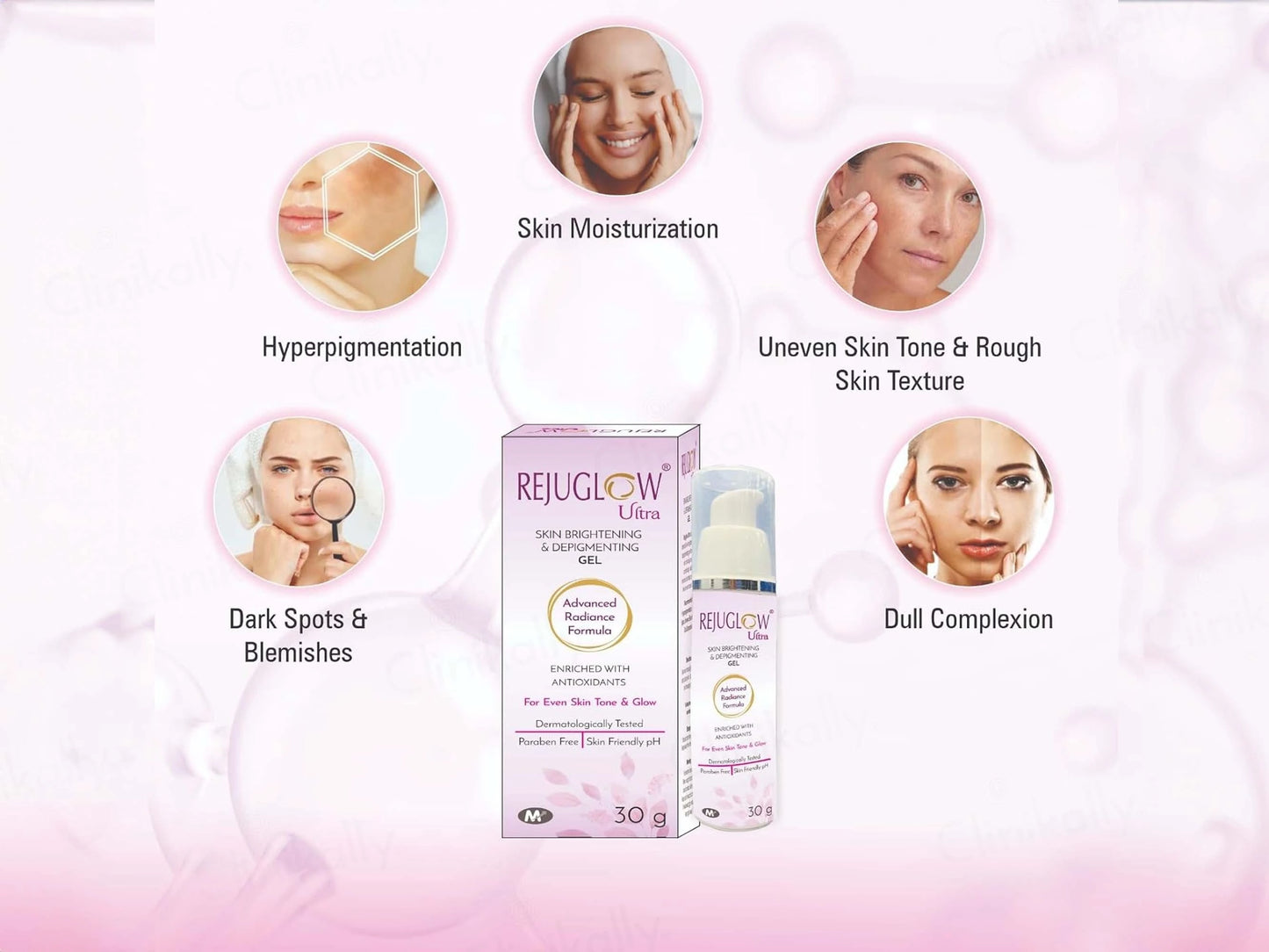 Rejuglow Ultra Skin Brightening and  Depigmenting Gel