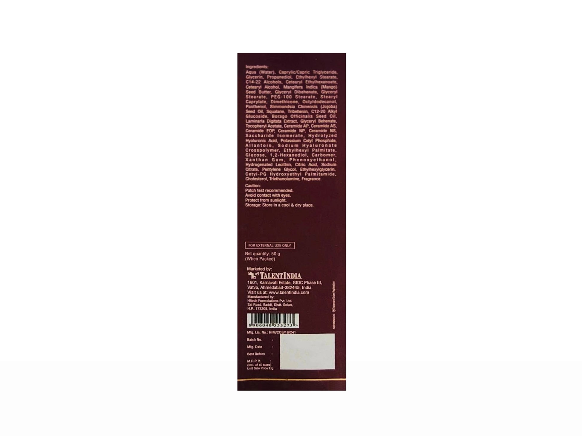 Remoiz-C Multi Ceramide Moisturizing Cream