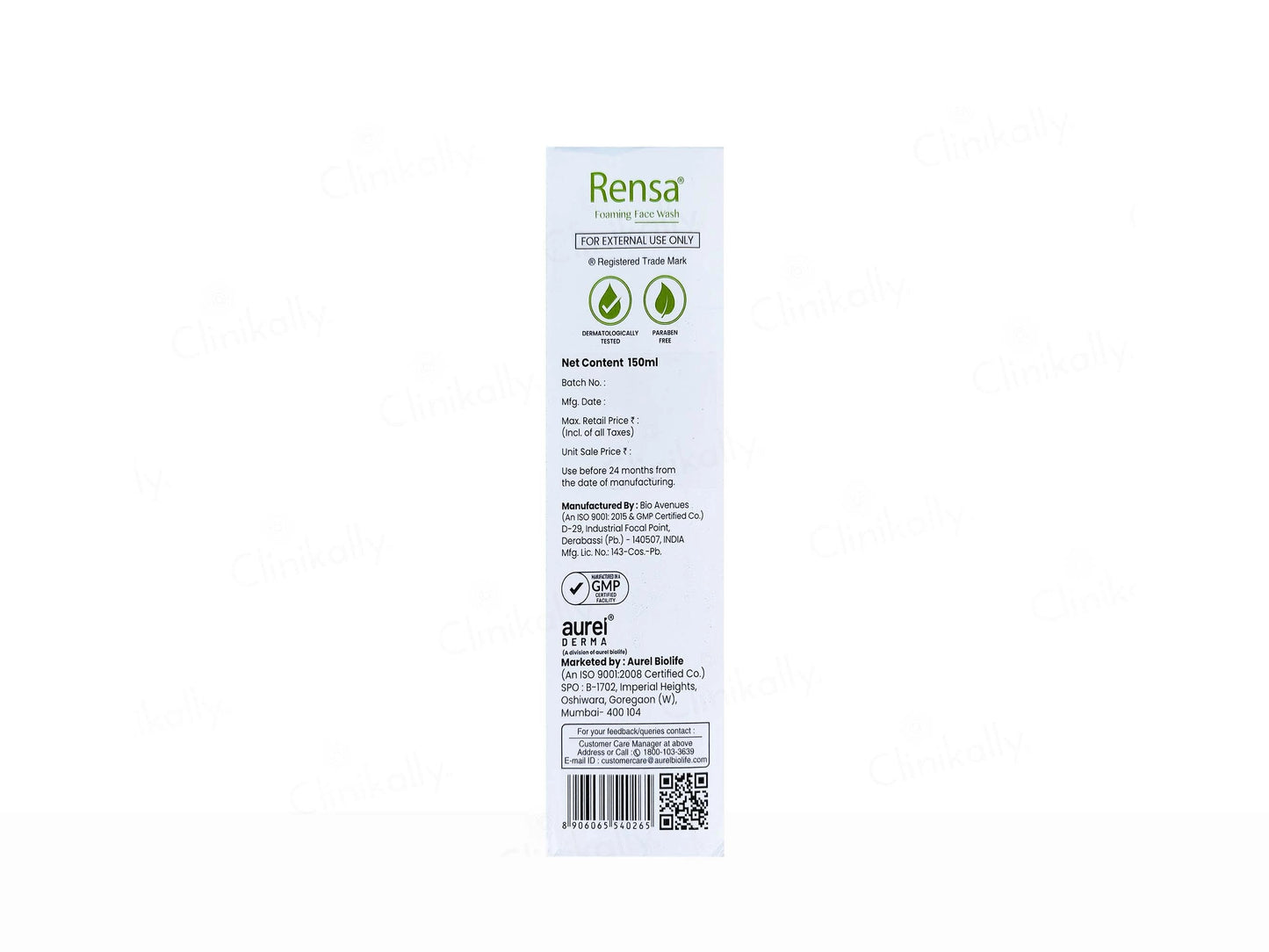 Rensa Foaming Face Wash