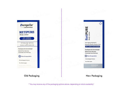 Retipure Anti-Aging and  Skin Lightening Body Lotion