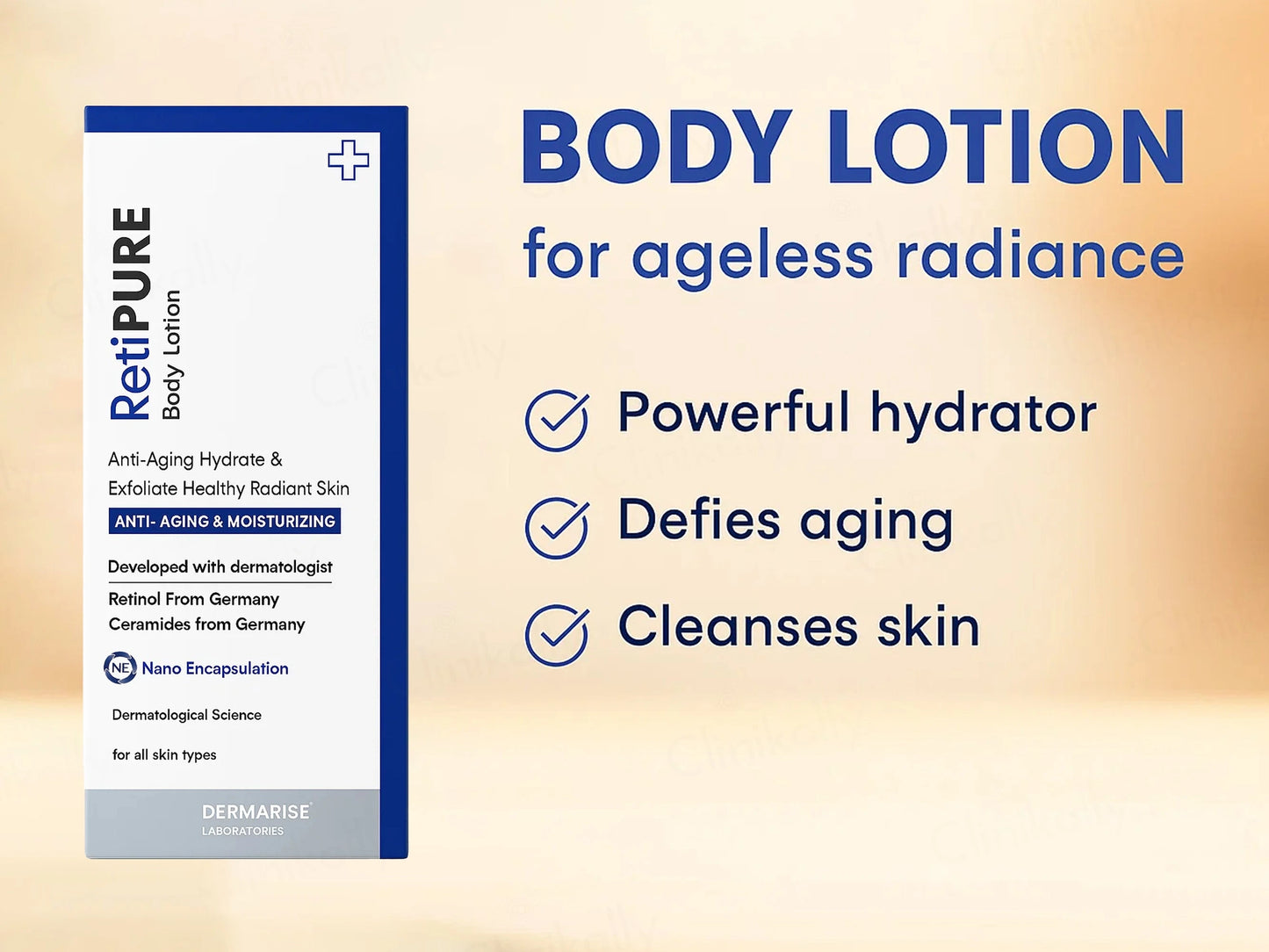 Retipure Anti-Aging and  Skin Lightening Body Lotion