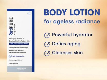 Retipure Anti-Aging and  Skin Lightening Body Lotion