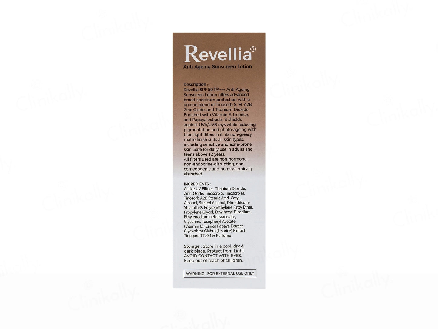 Revellia Anti Ageing Sunscreen Lotion SPF 50 PA