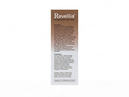 Revellia Anti Ageing Sunscreen Lotion SPF 50 PA