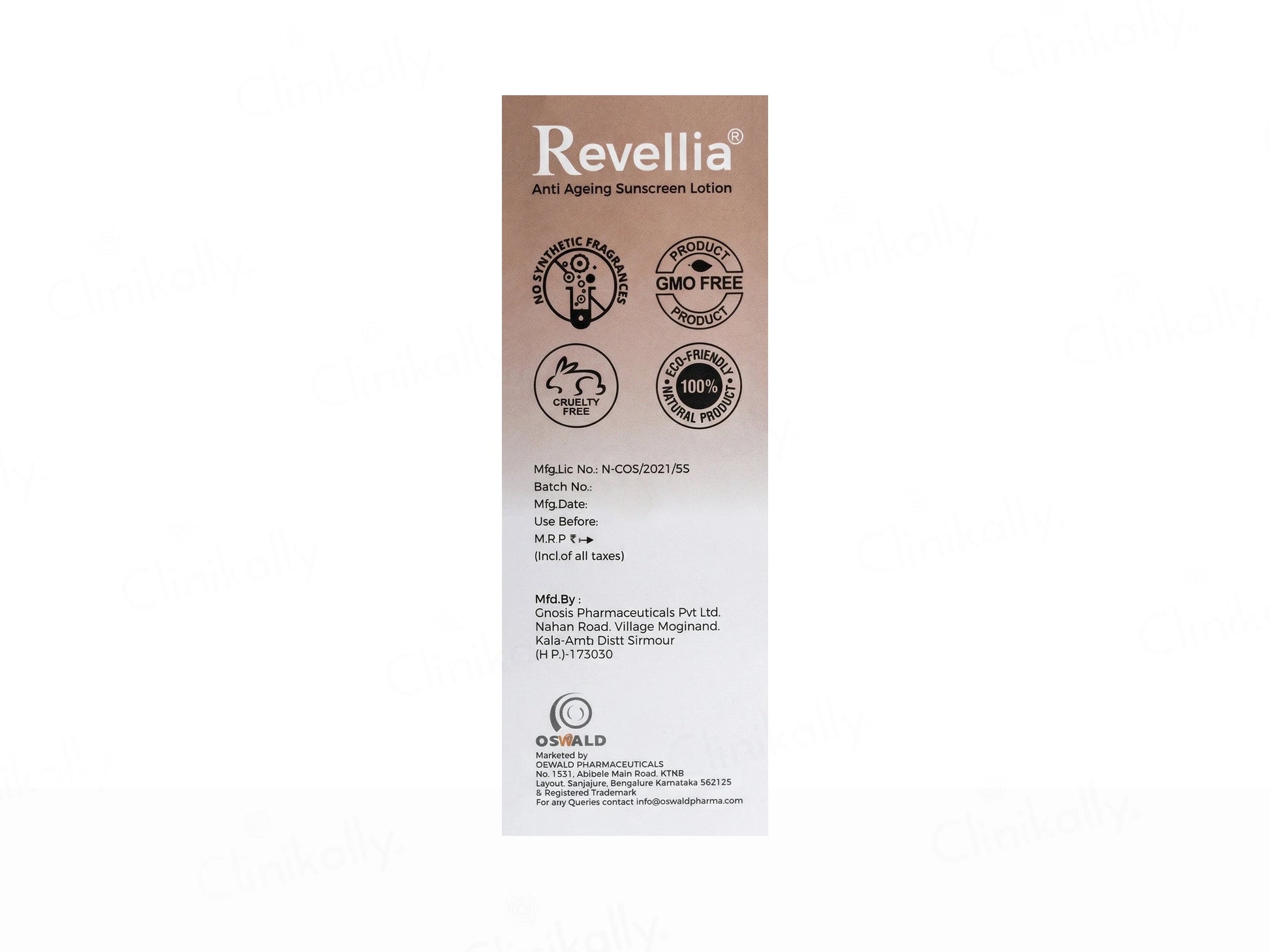 Revellia Anti Ageing Sunscreen Lotion SPF 50 PA