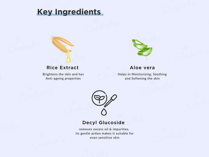 RiceKraft Rice and  Aloe Vera Gentle Cleanser Face Wash