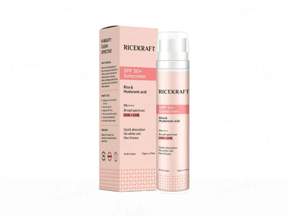 RiceKraft Rice and  Hyaluronic Acid Sunscreen SPF 50 PA