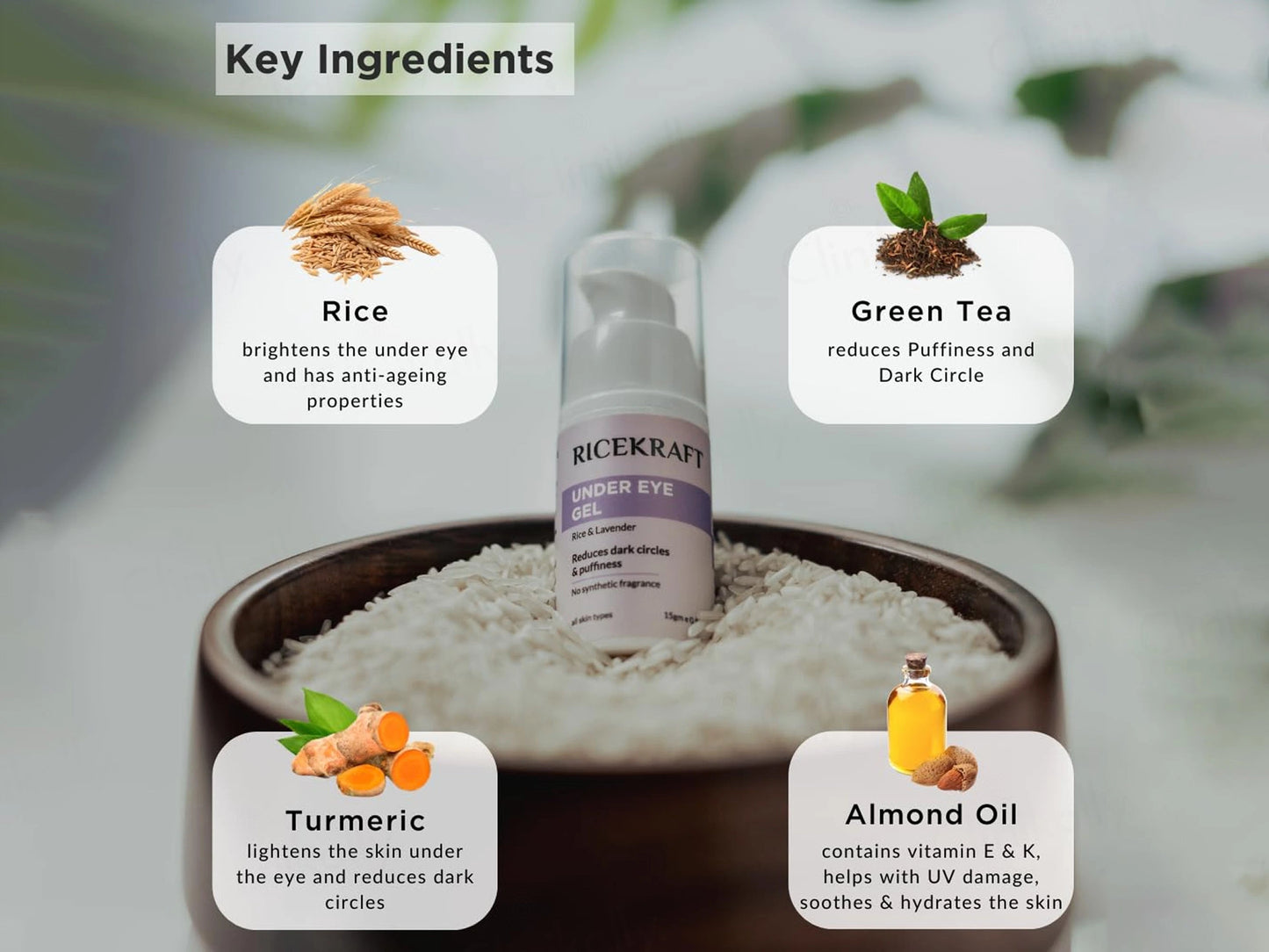 RiceKraft Rice and  Lavender Under Eye Gel