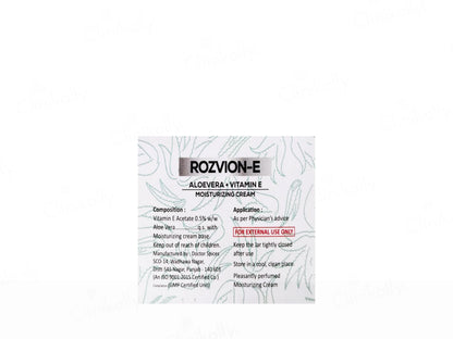 Rozvion-E Aloevera  Vitamin E Moisturizing Cream