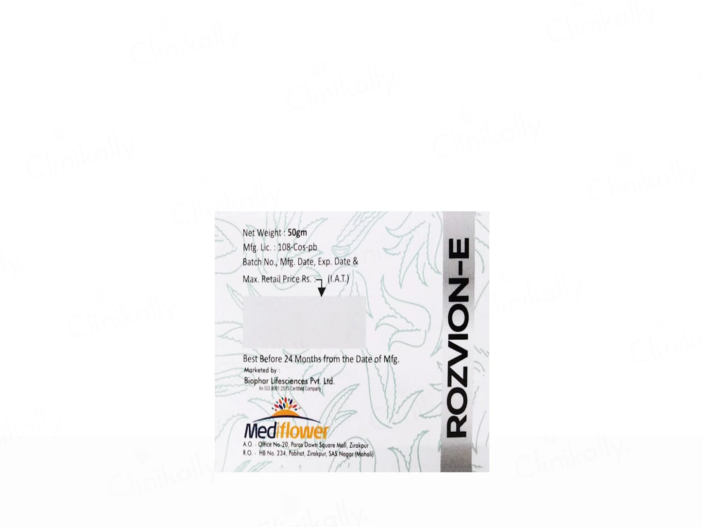 Rozvion-E Aloevera  Vitamin E Moisturizing Cream