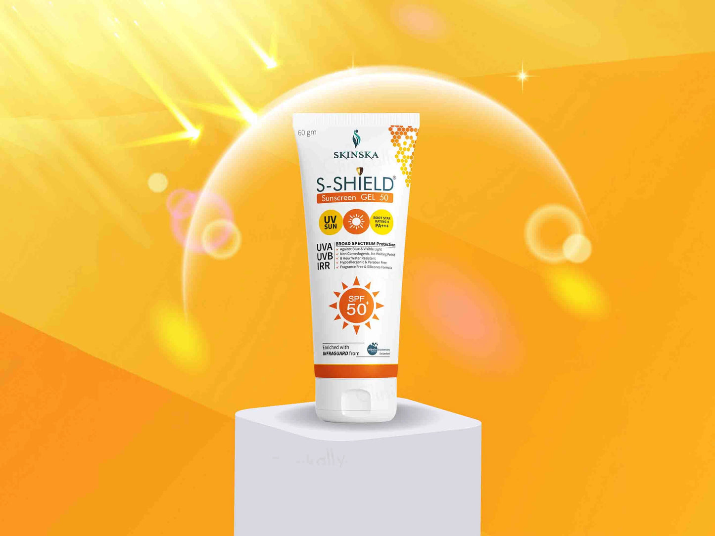 S-Shield Sunscreen Gel SPF 50