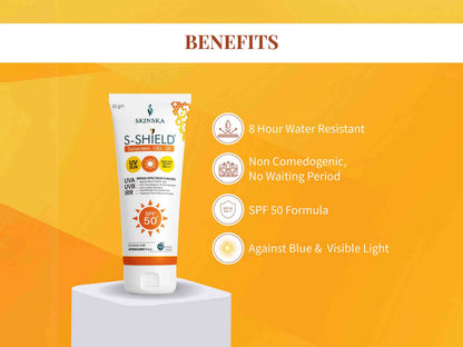 S-Shield Sunscreen Gel SPF 50