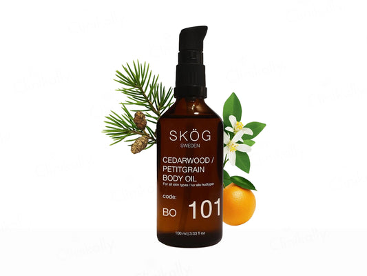 SKOG BO Cedarwood and  Petitgrain Body Oil