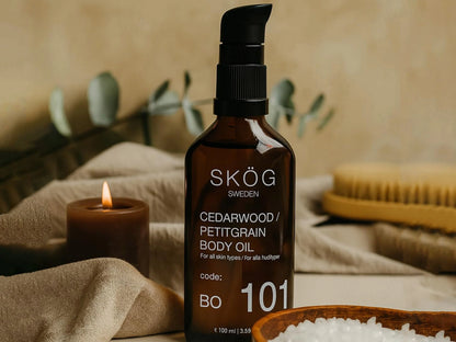 SKOG BO Cedarwood and  Petitgrain Body Oil