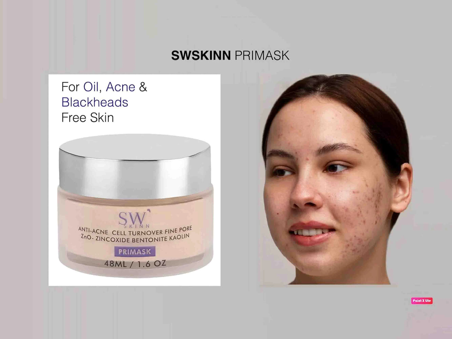 SWSKINN Primask Triple Act Clear Face Mask