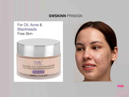SWSKINN Primask Triple Act Clear Face Mask
