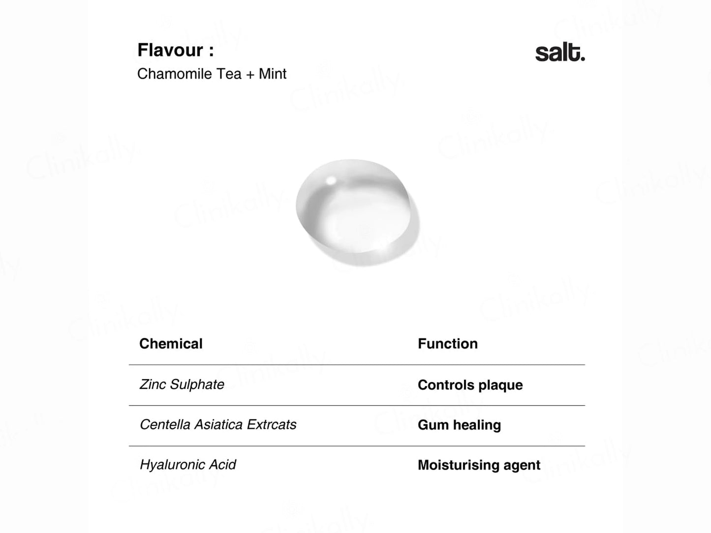 Salt. Savant Gum Protection Mouthwash - Chamomile Mint