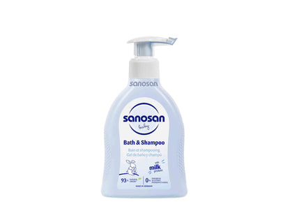 Sanosan Baby Milk Protein Bath and  Shampoo