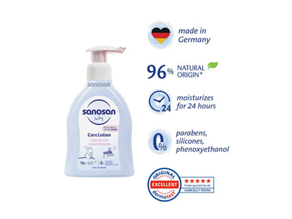 Sanosan Baby Milk Protein Bath and  Shampoo