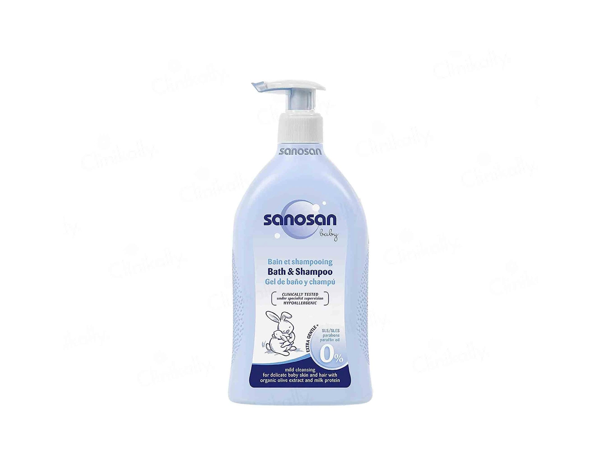Sanosan Baby Milk Protein Bath and  Shampoo