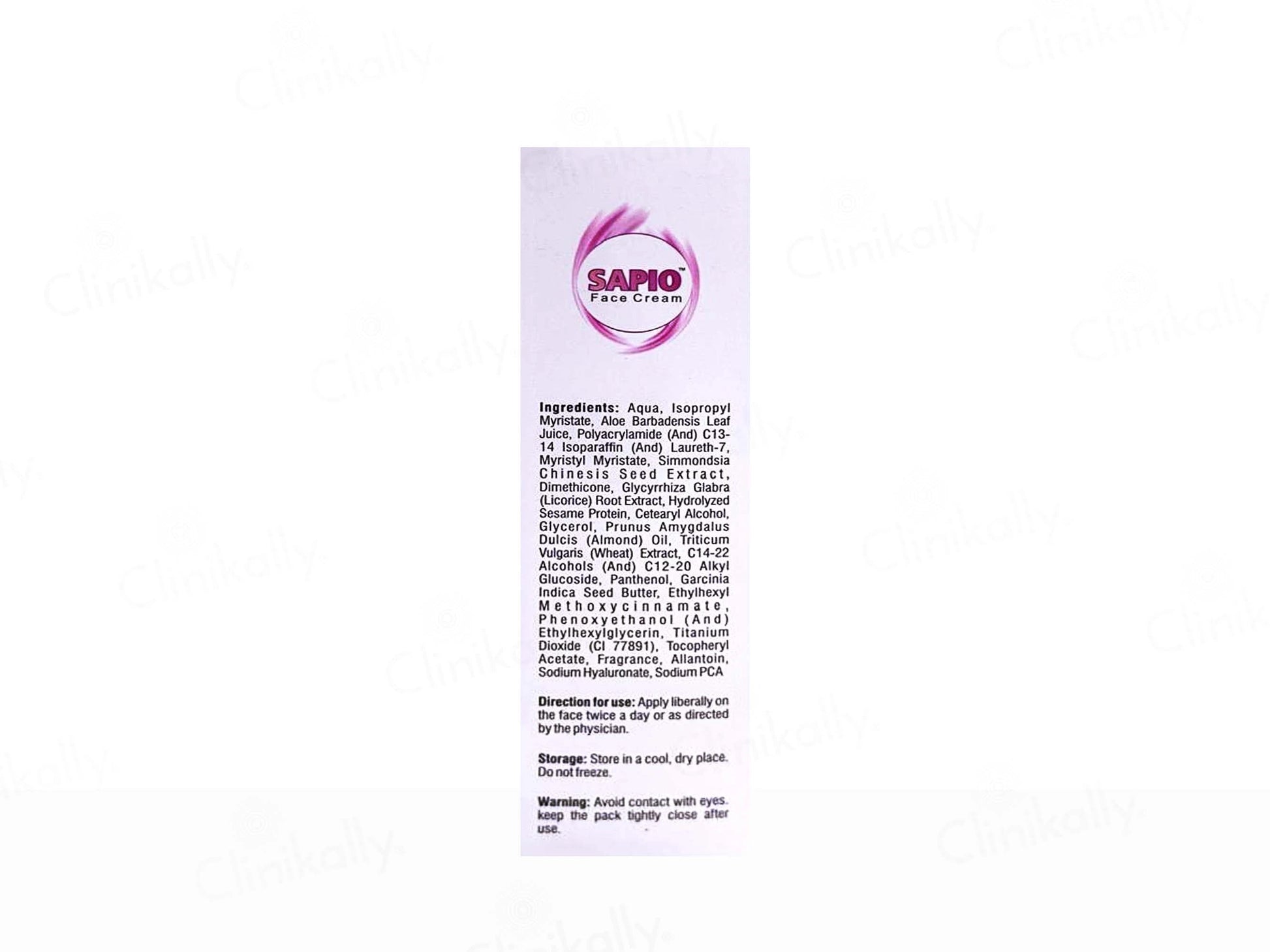 Sapio Face Cream