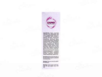Sapio Face Cream