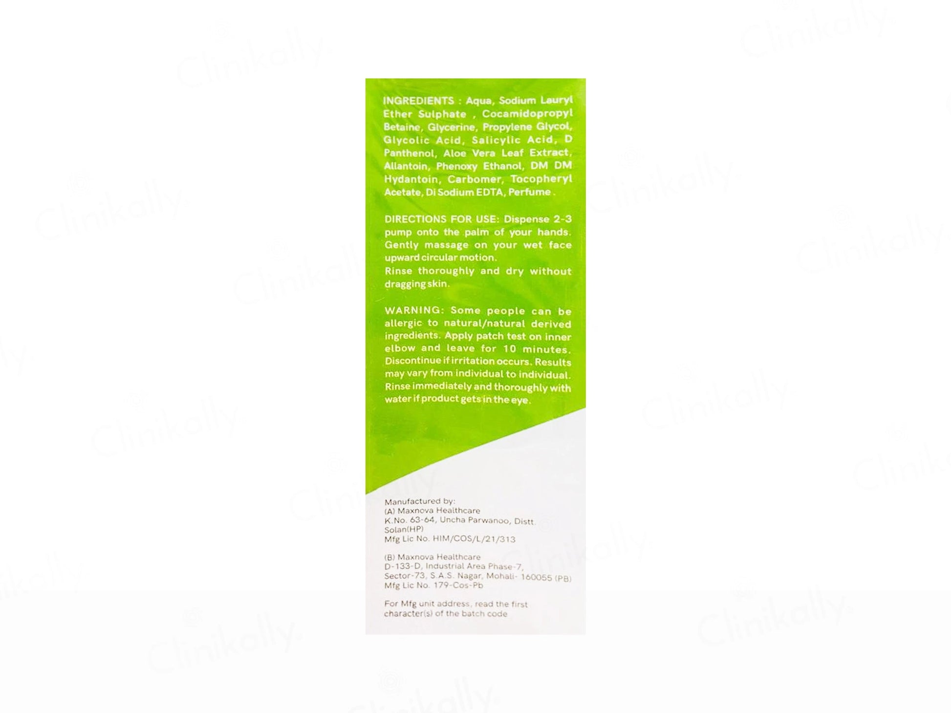 Sasnac DS Foaming Face Wash