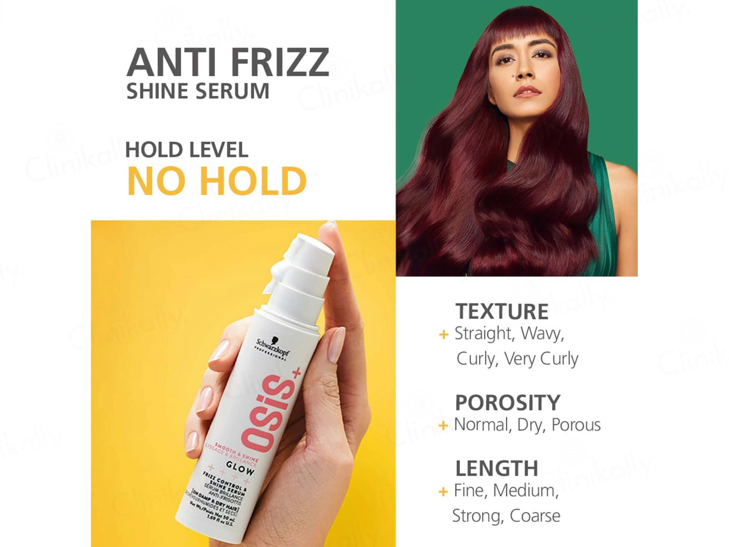 Schwarzkopf Professional OSiS Glow Frizz Control and  Shine Serum