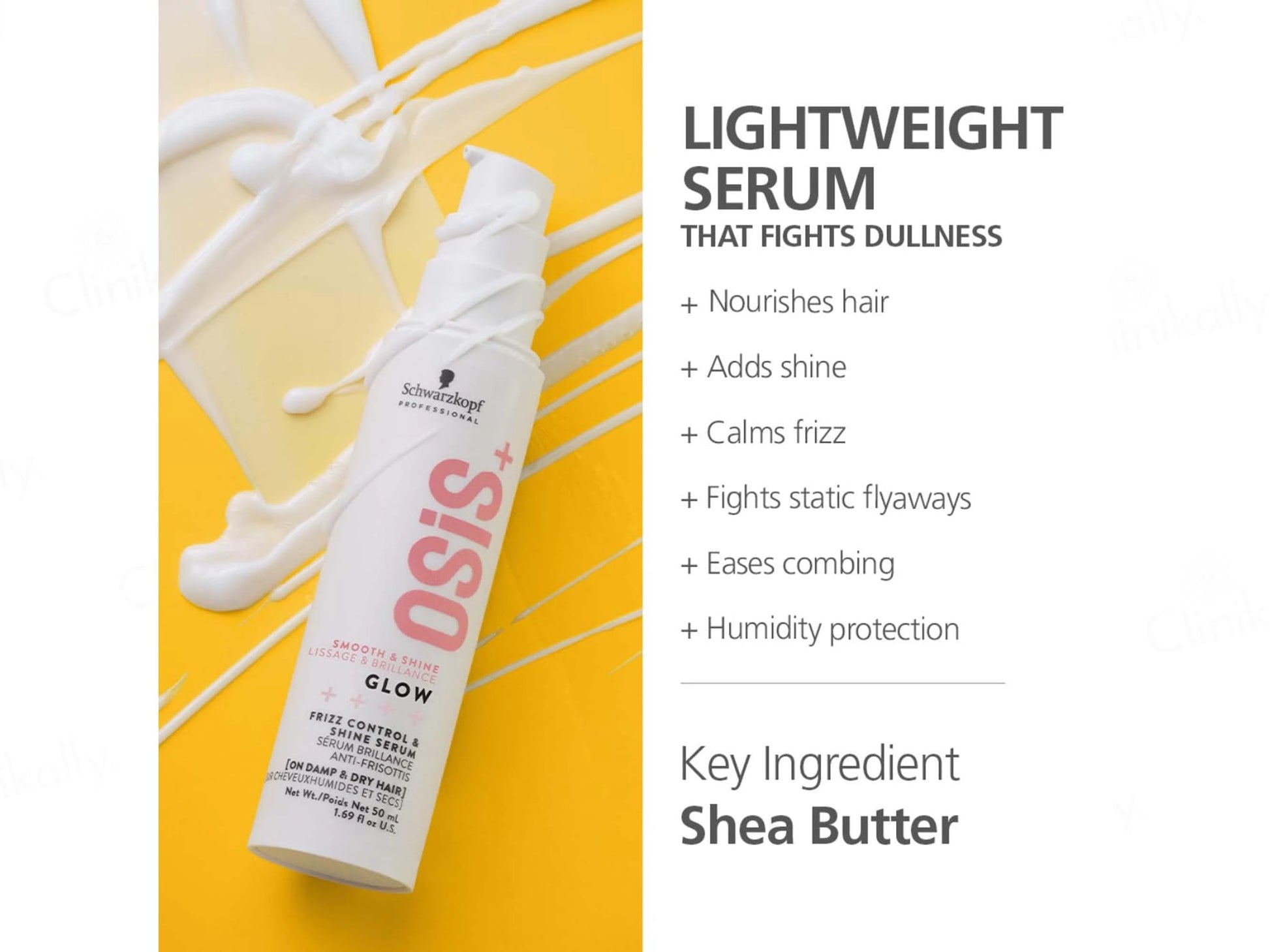 Schwarzkopf Professional OSiS Glow Frizz Control and  Shine Serum