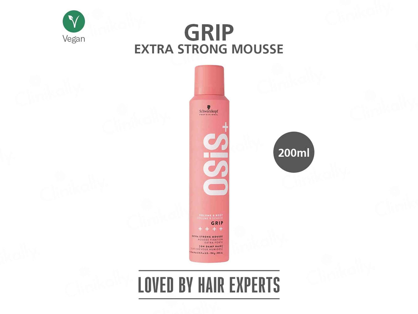 Schwarzkopf Professional OSiS Grip Extra Strong Hair Styling Mousse