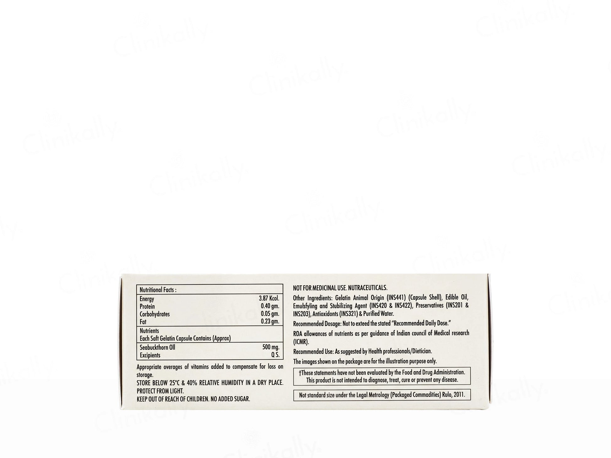Seabuck 500mg Softgel Capsule