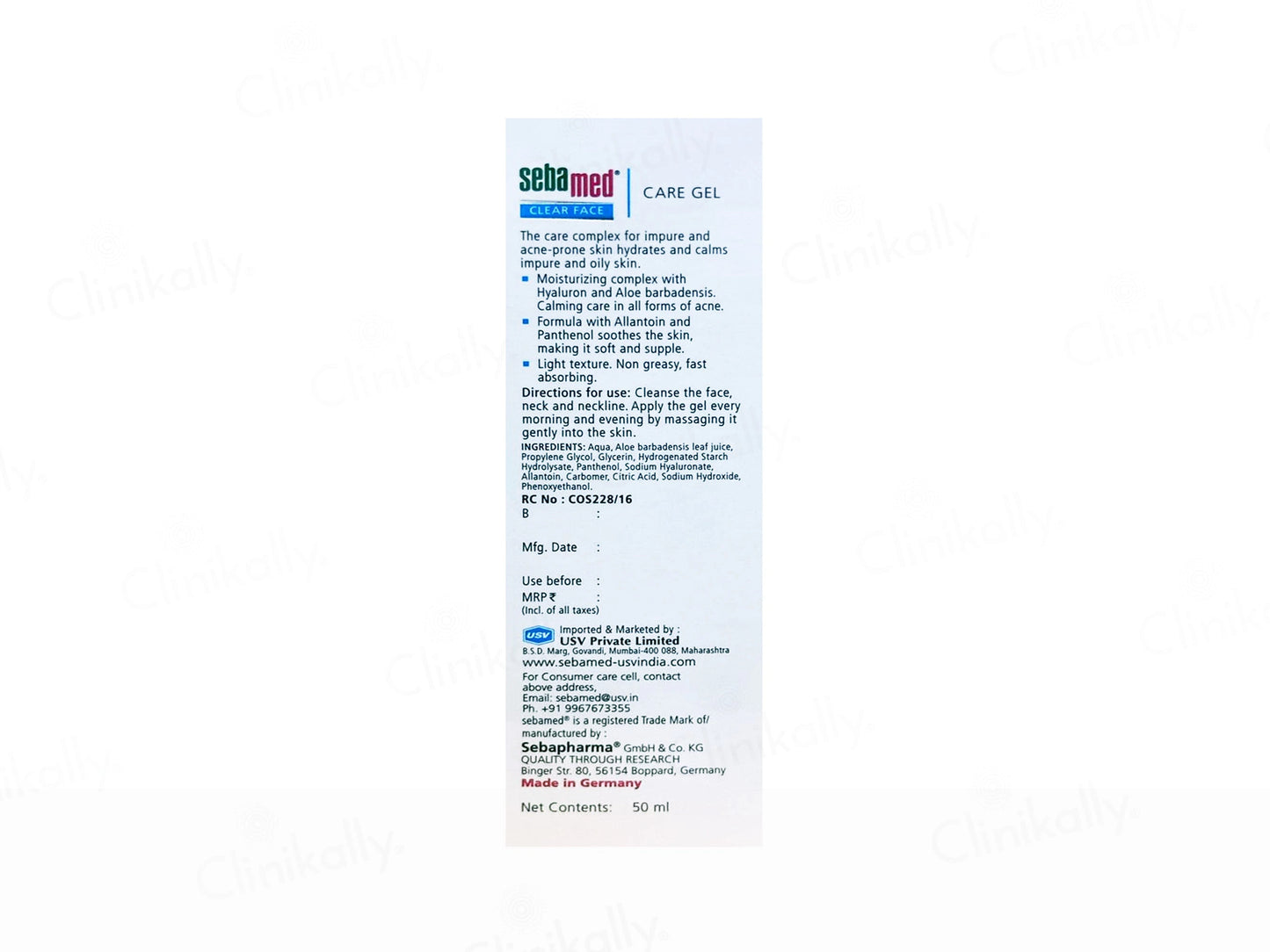 Sebamed Clear Face Care Gel