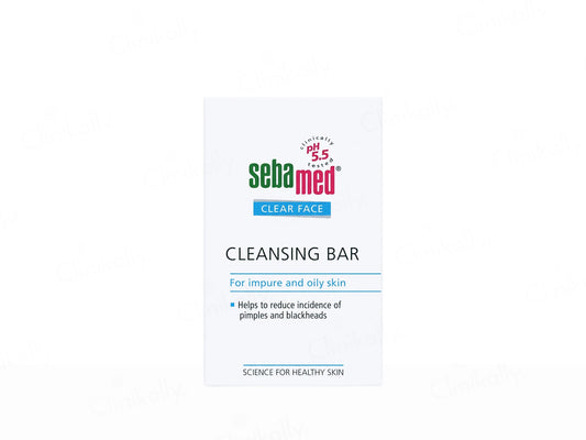 Sebamed Clear Face Cleansing Bar For Impure and  Oily Skin