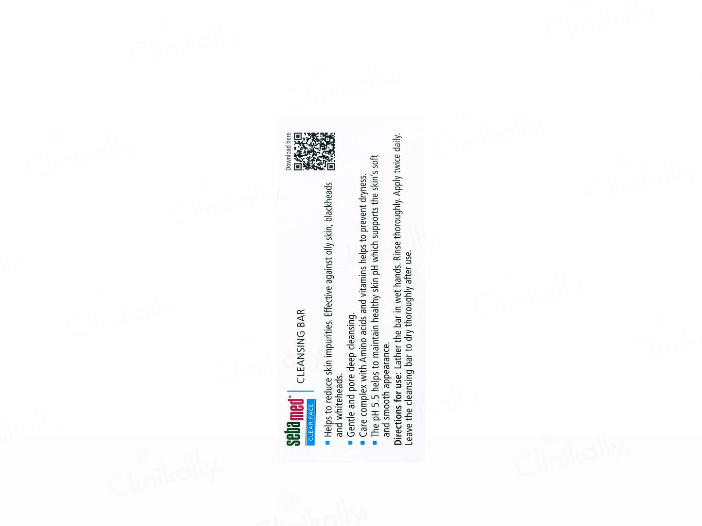 Sebamed Clear Face Cleansing Bar For Impure and  Oily Skin