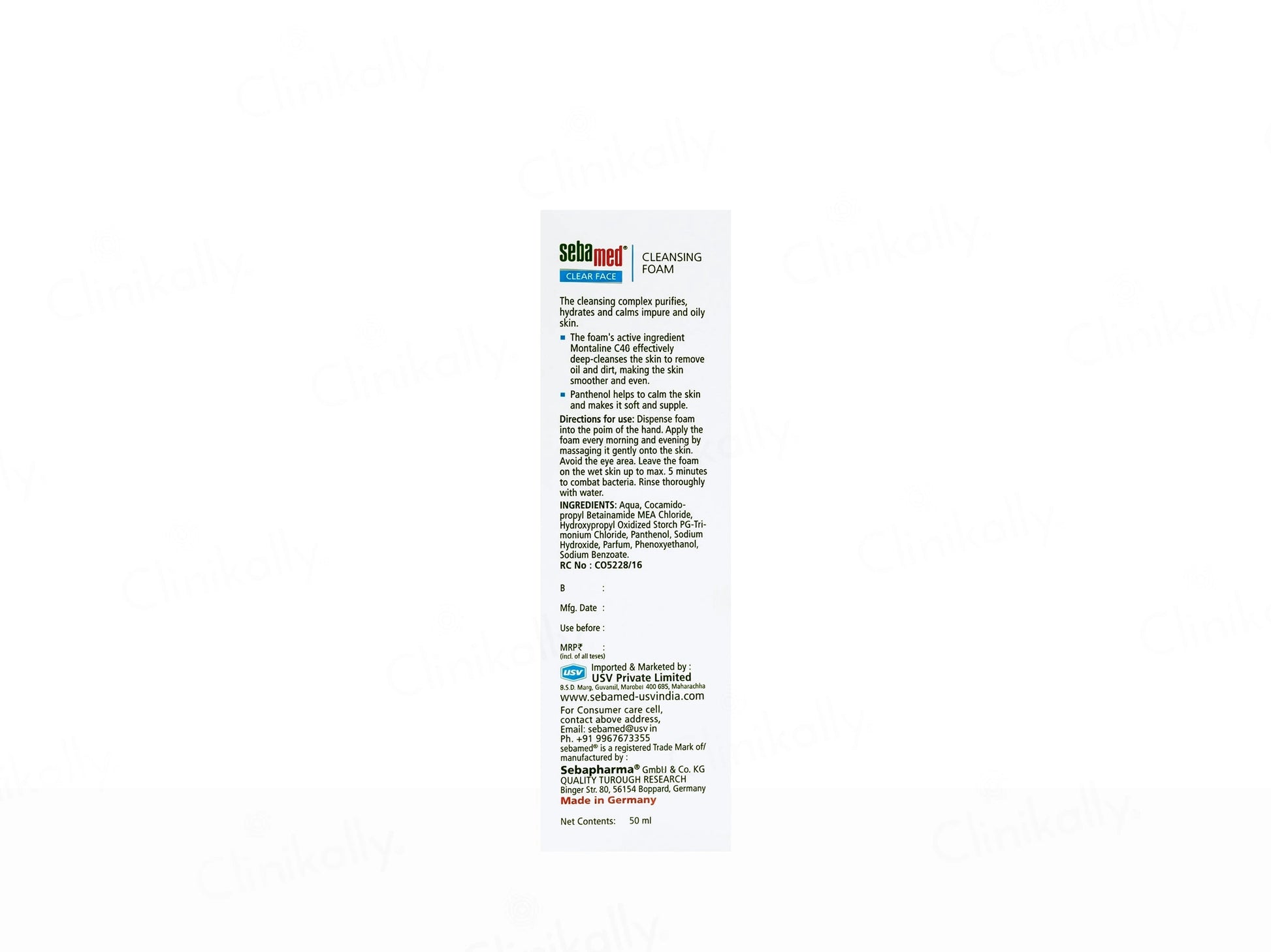 Sebamed Clear Face Cleansing Foam