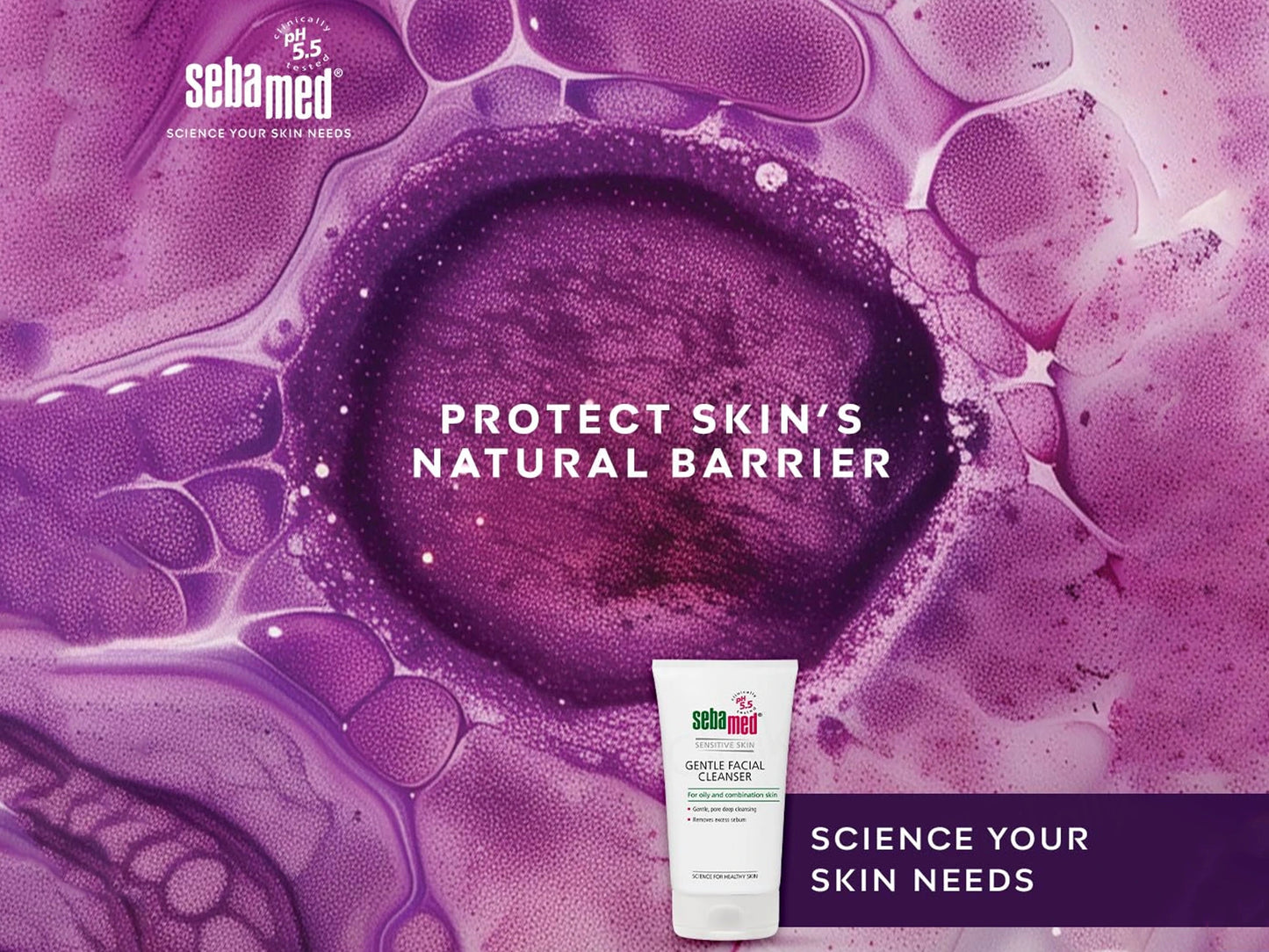 Sebamed Gentle Facial Cleanser For Oily and  Combination Skin