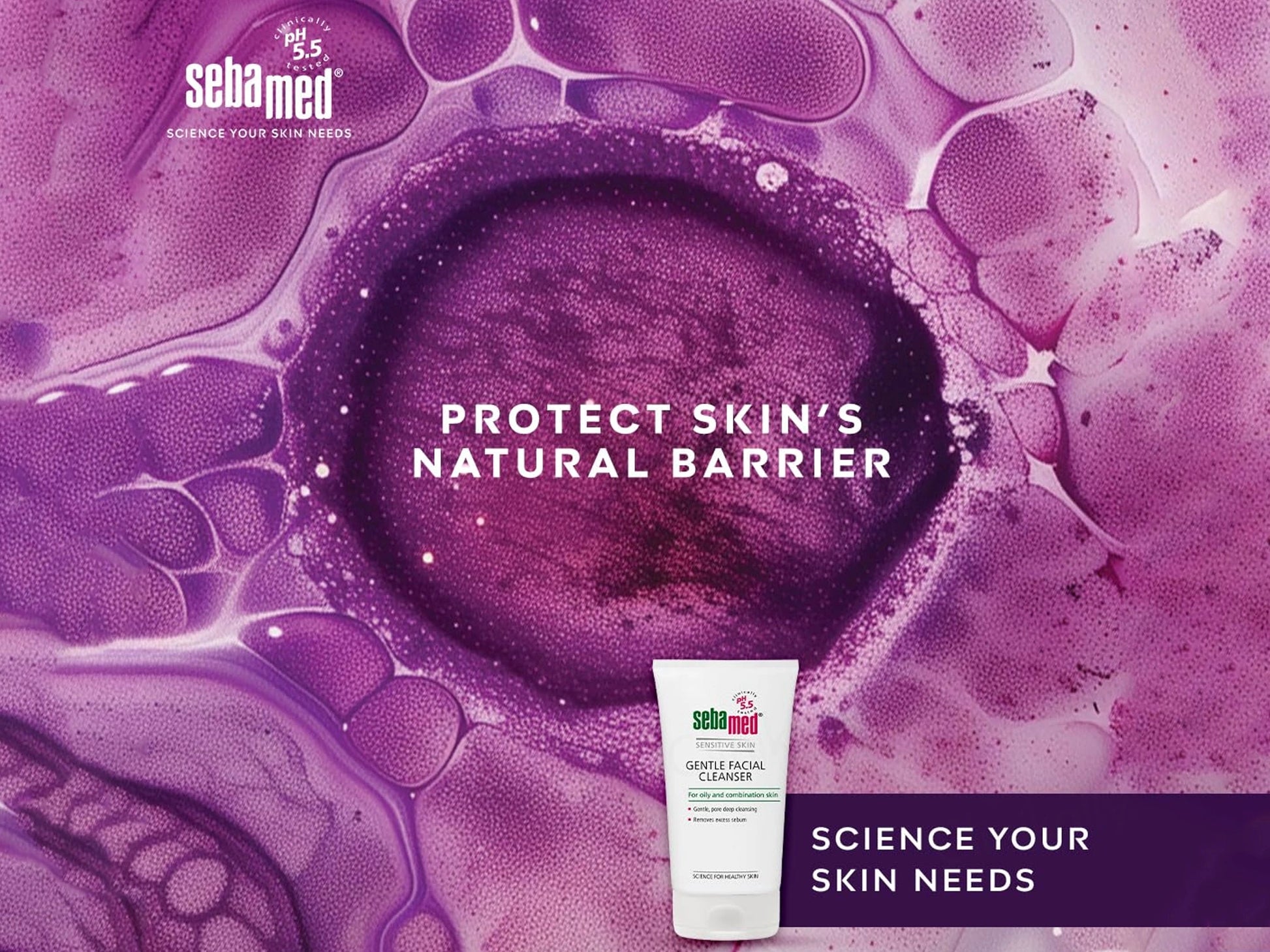 Sebamed Gentle Facial Cleanser For Oily and  Combination Skin