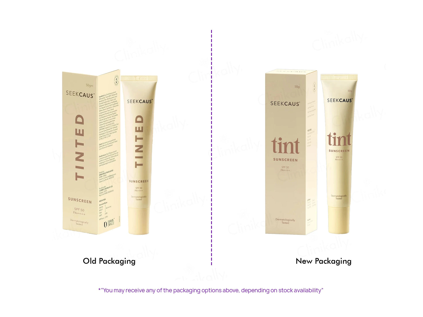 Seekcaus Tint Sunscreen SPF 50 PA