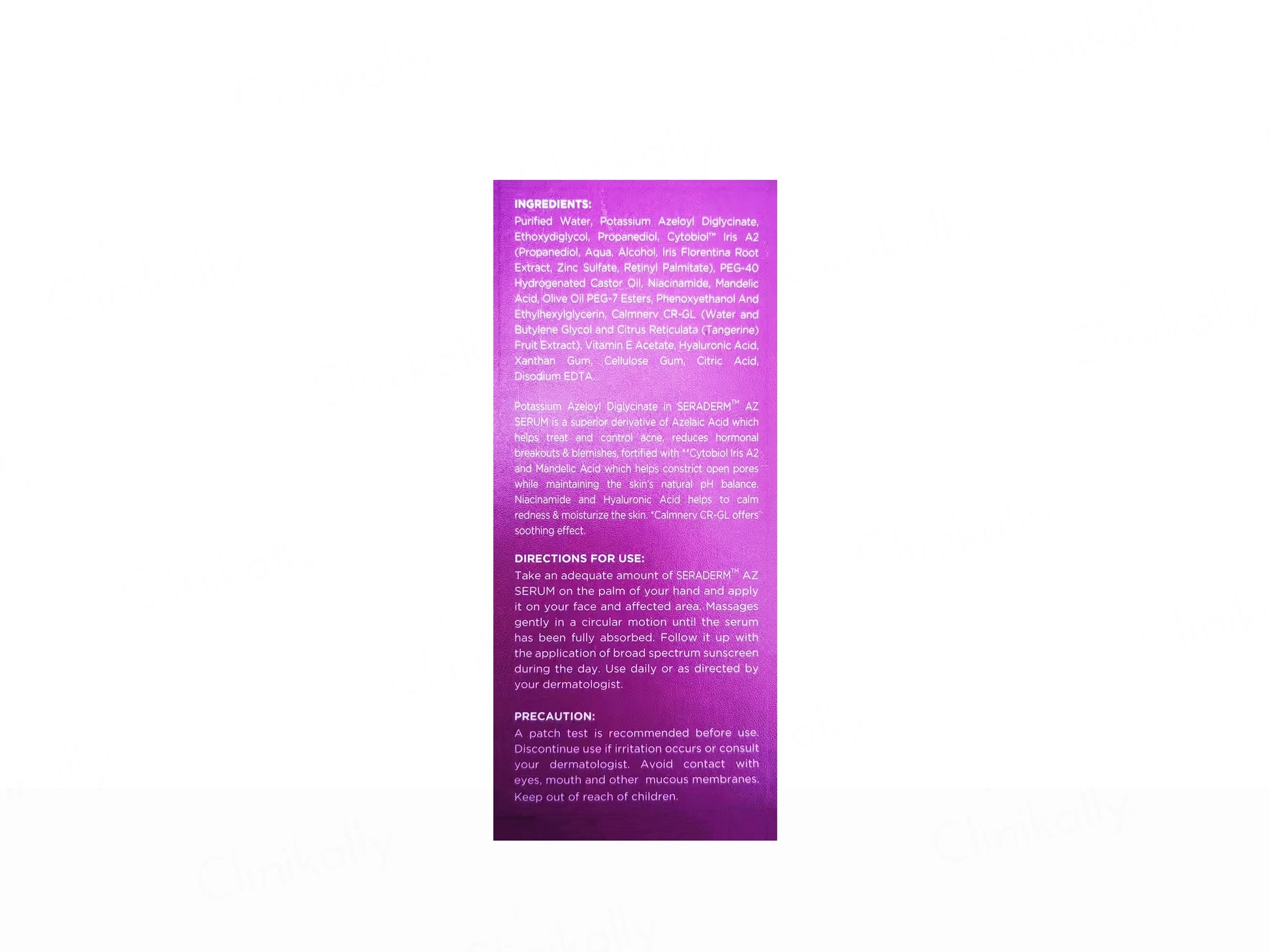 Seraderm AZ Face Serum