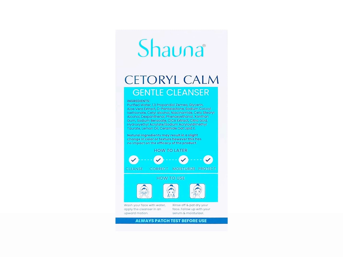 Shauna Cetoryl Calm Gentle Skin Cleanser