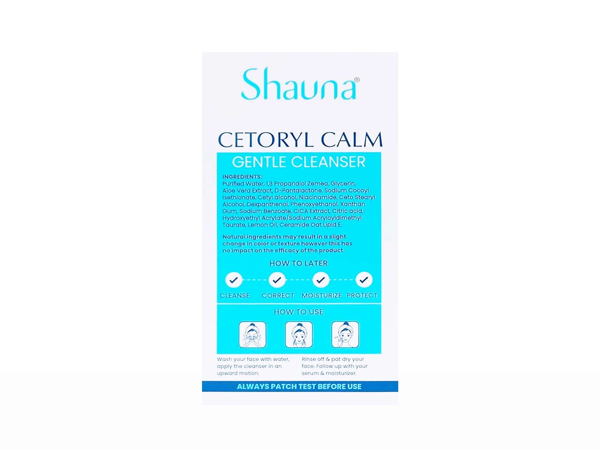 Shauna Cetoryl Calm Gentle Skin Cleanser