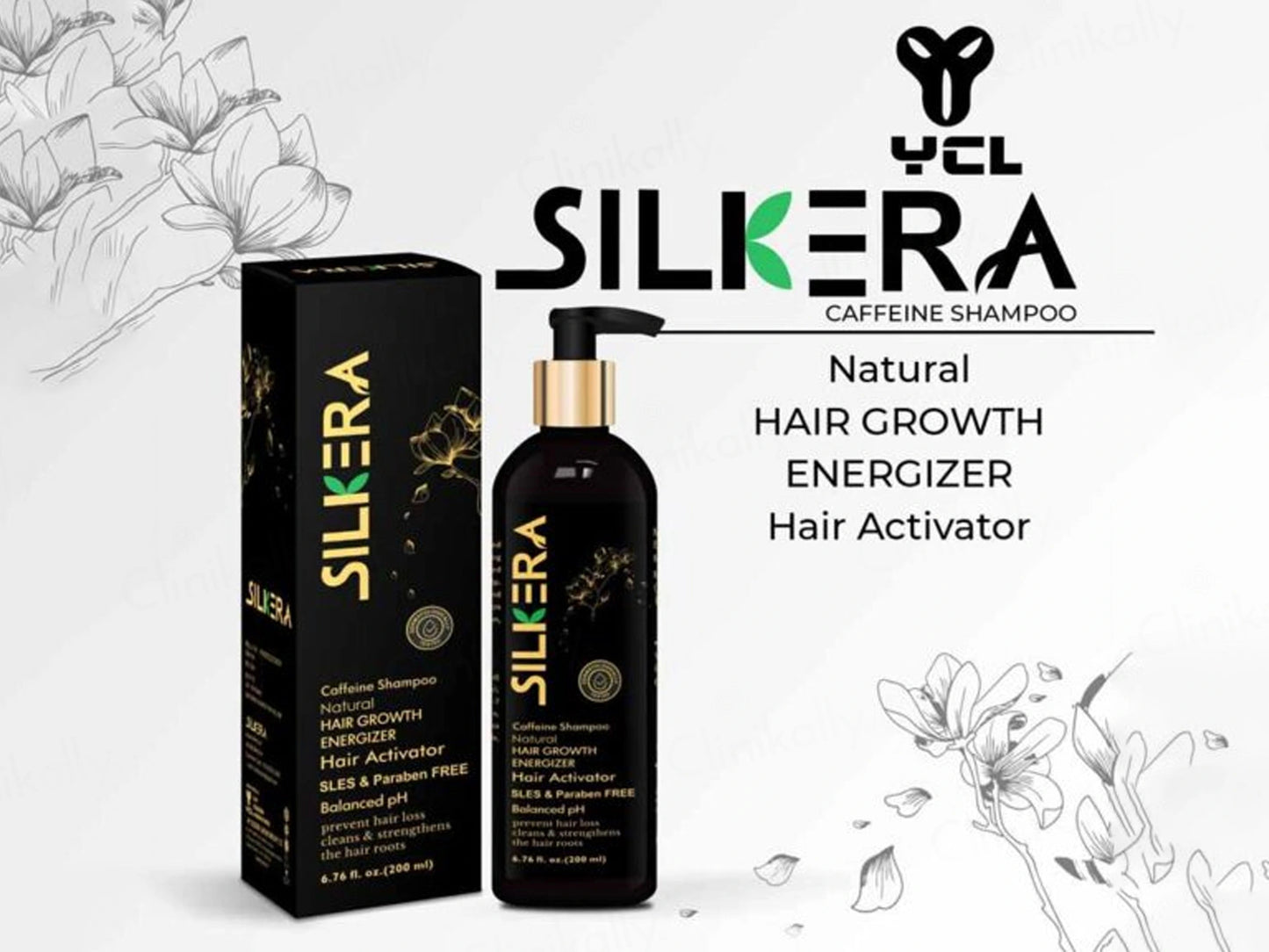Silkera Natural Caffeine Hair Growth Energizer Shampoo