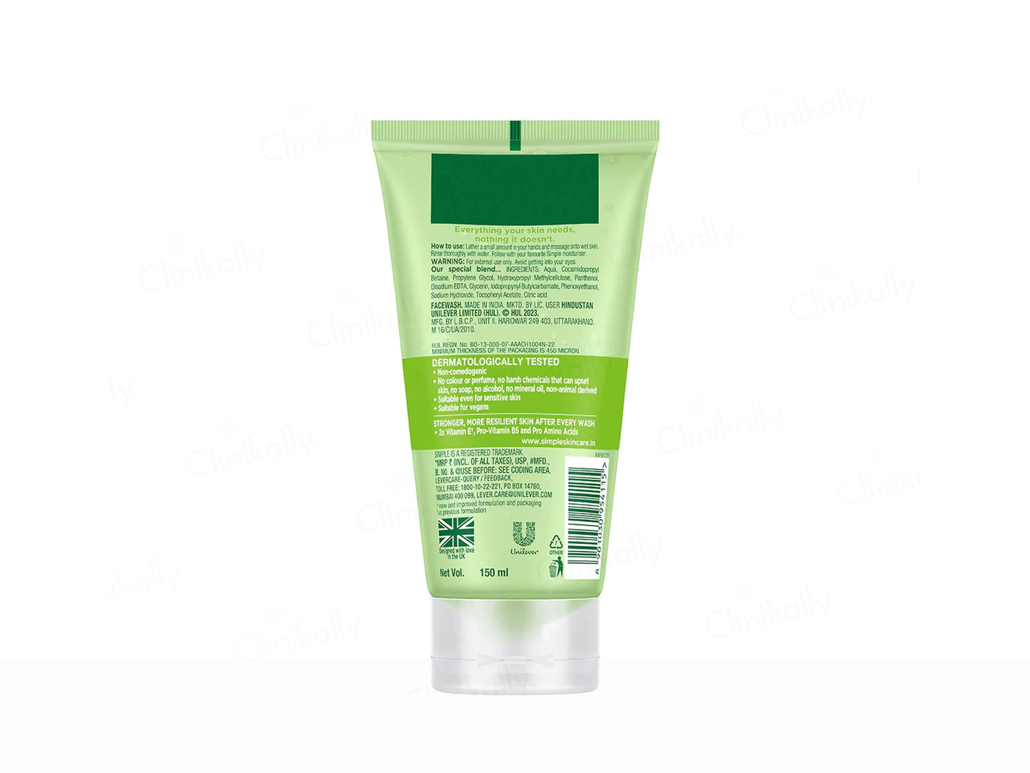 Simple Kind To Skin Refreshing Facial Wash