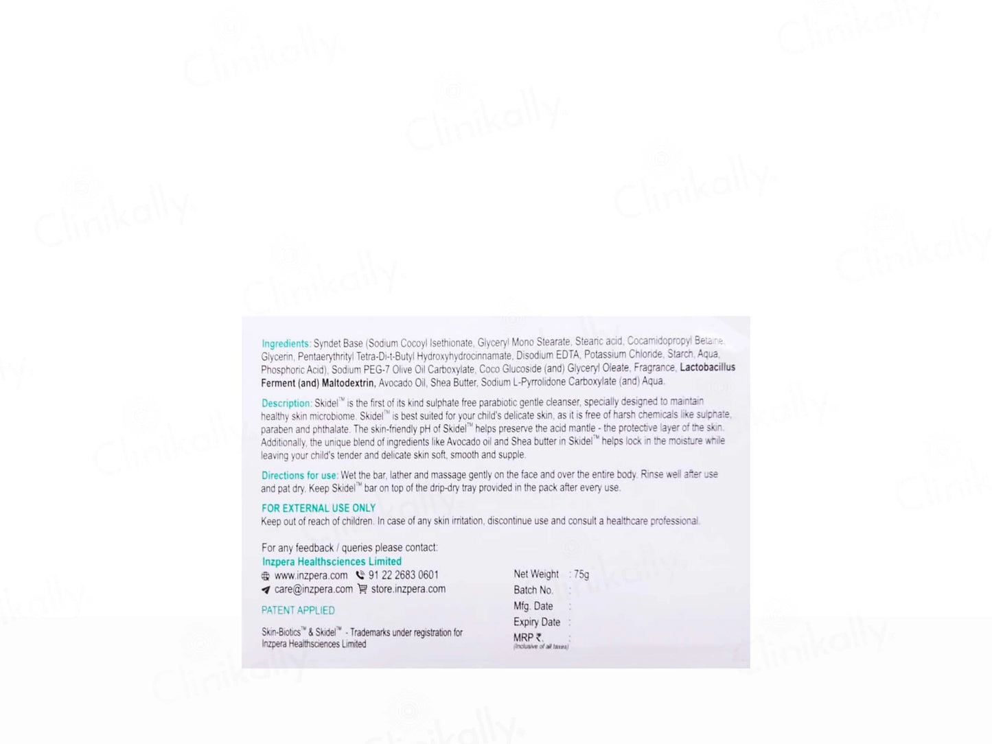 Skidel Bath Soap