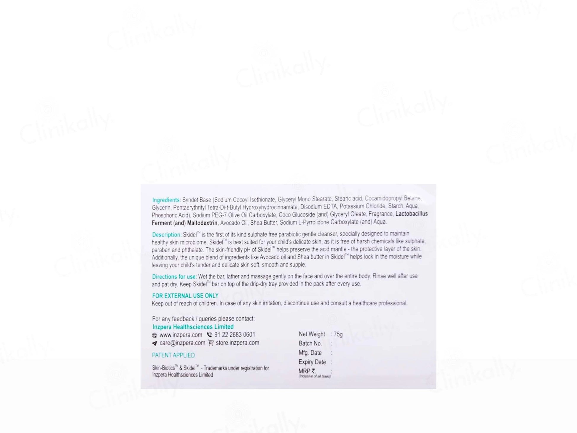 Skidel Bath Soap